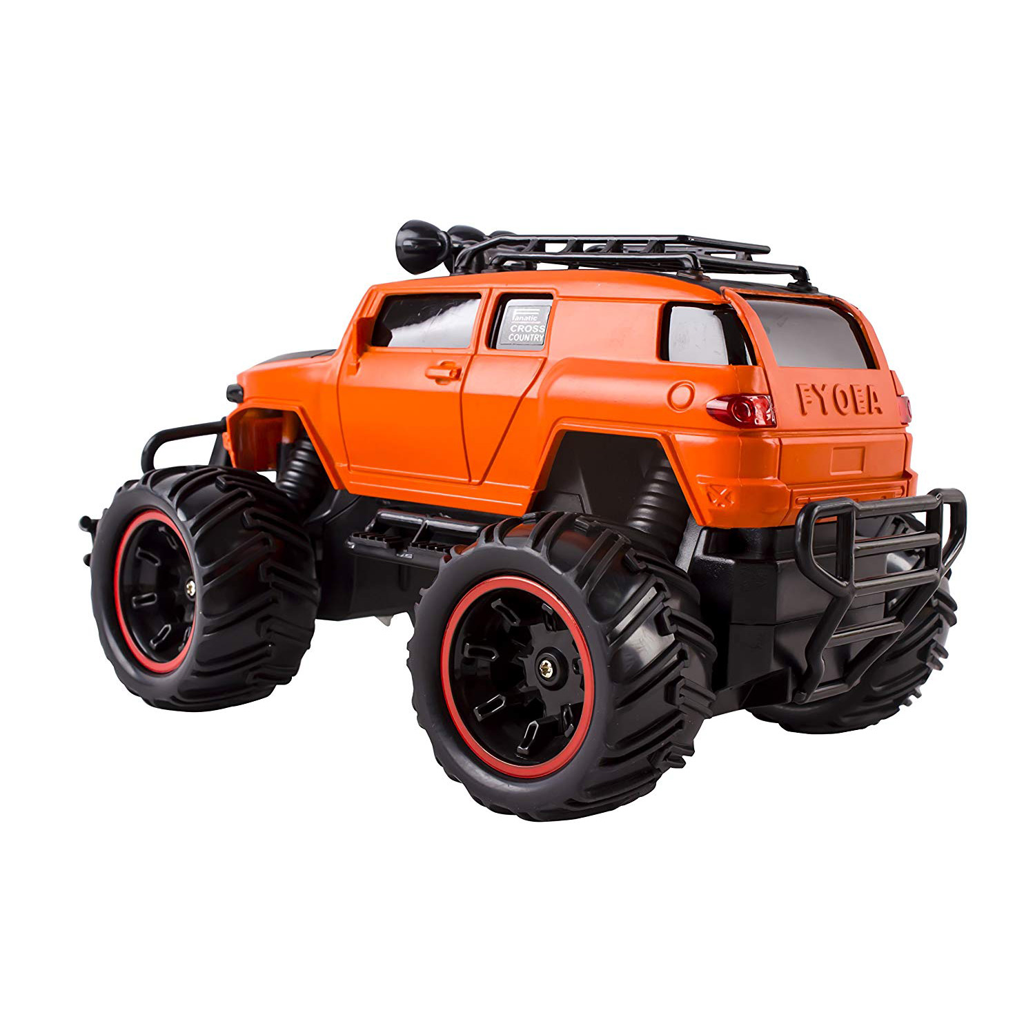 RC Monster Truck Toy Remote Control RTR Electric Vehicle Off Road High Speed Race Car 120 Scale Radio Controlled Orange Color 666-XC05B